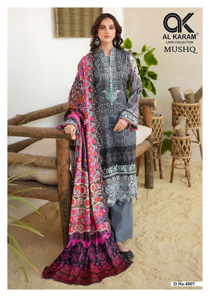 Mushq 4 By Al Karam Karachi Dress Material Catalog